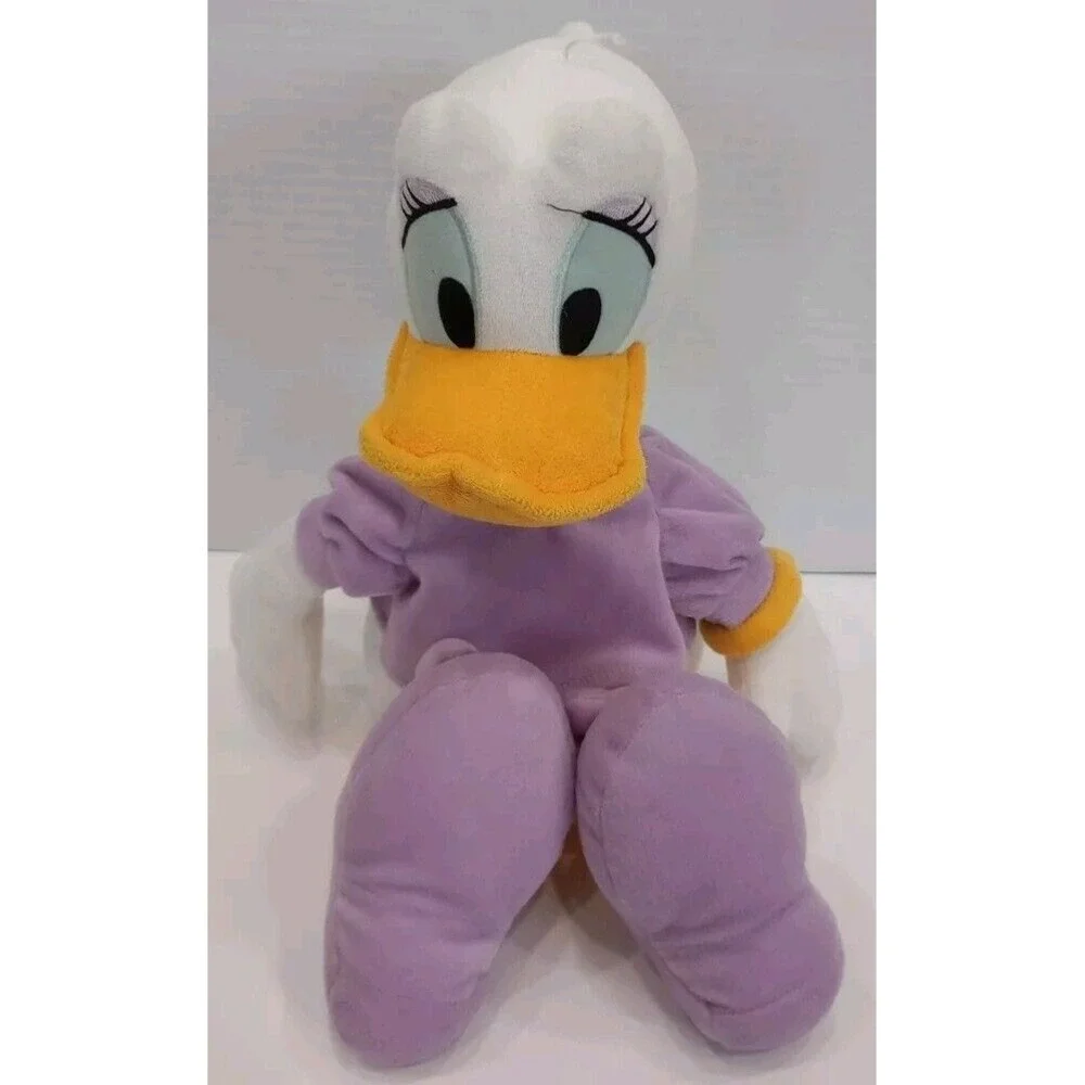 Disney Store Collection Daisy Duck 11 inch Plush Purple Dress Stuffed Toy